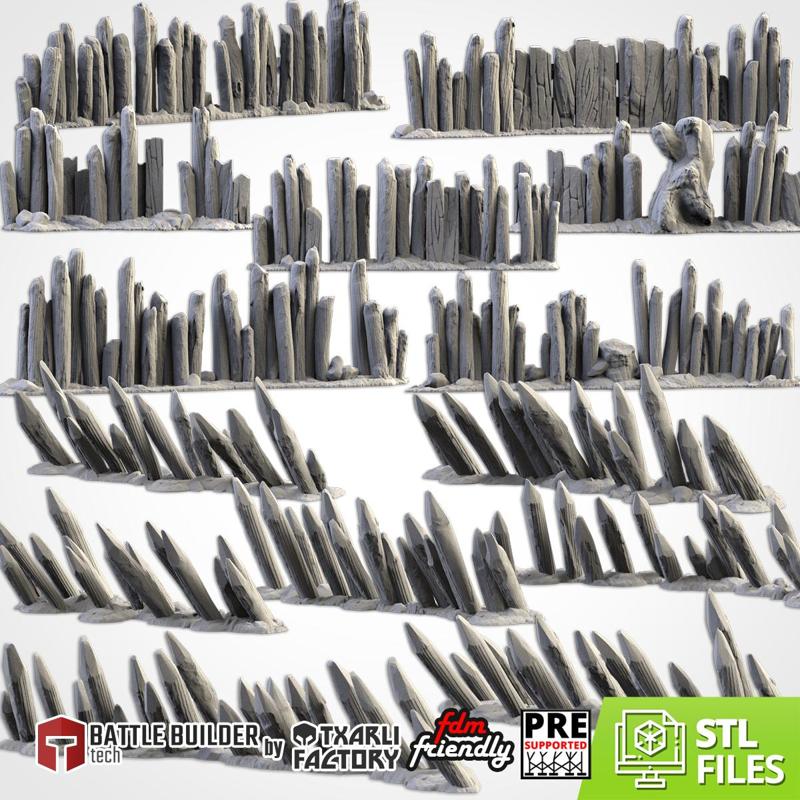 WOODEN FENCES & STAKES