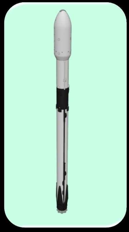 SpaceX 1/144 scale Falcon 9