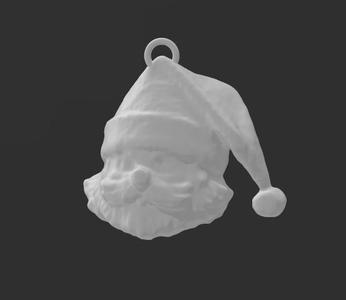 santa claus keychain
