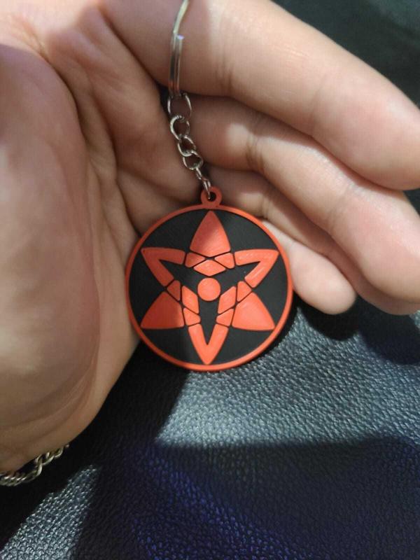 Eternal Mangekyo Sharingan Sasuke Uchiha Keychain