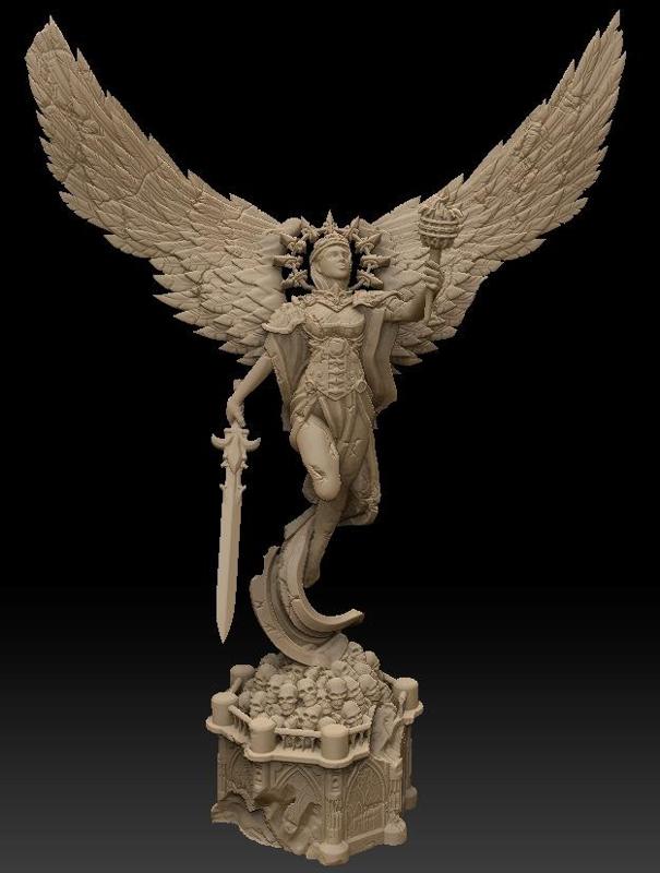 pre supported statue shrine sanctum of undying saint,