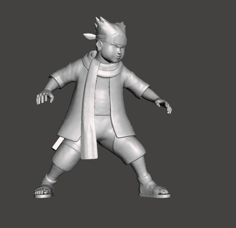 Chōji Akimichi genin 3D Model