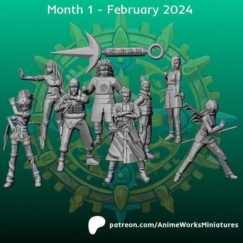 Anime Works Miniatures Month 01