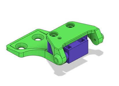 Artillery filament sensor reverse Bowden bracket
