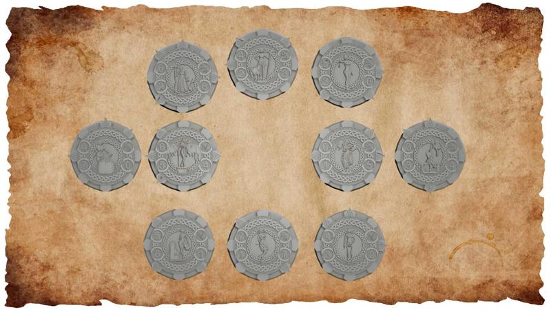 Pack 2 of 10 Coins for TYR Coin Battle Game
