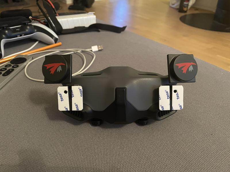 Dji goggles 2 antenna mount for truerc xair2