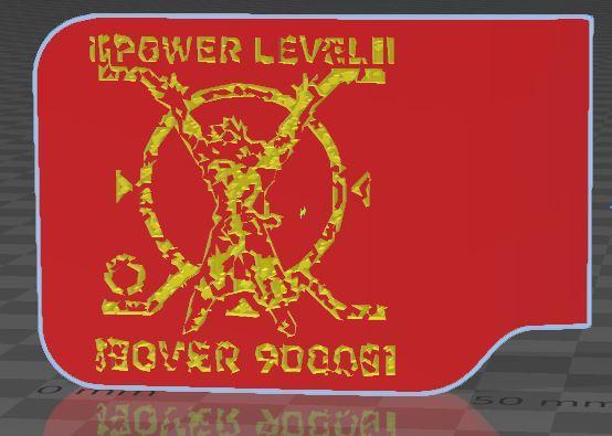 Visor drangon ball con goku a tope de poder