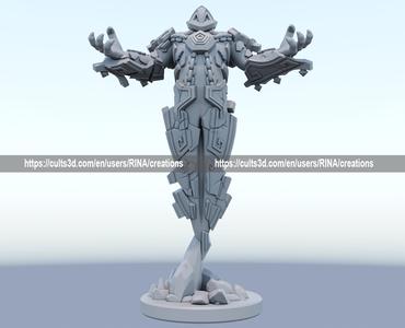 xerath 3D print model from League of Legends