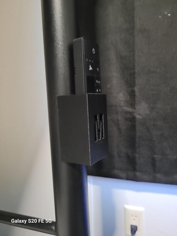 Fan remote holder