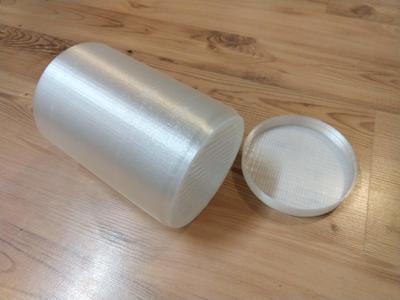 Double Bottom Dog Biscuit Jar