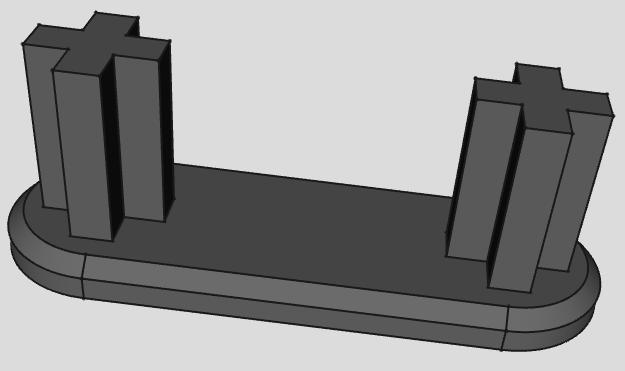 Yaesu HT battery belt clip screw cover