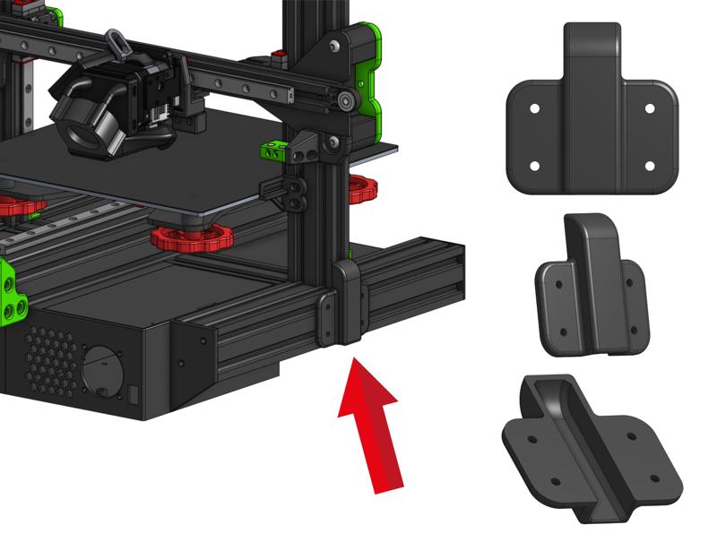 Ender 3 z-axle Cable cover