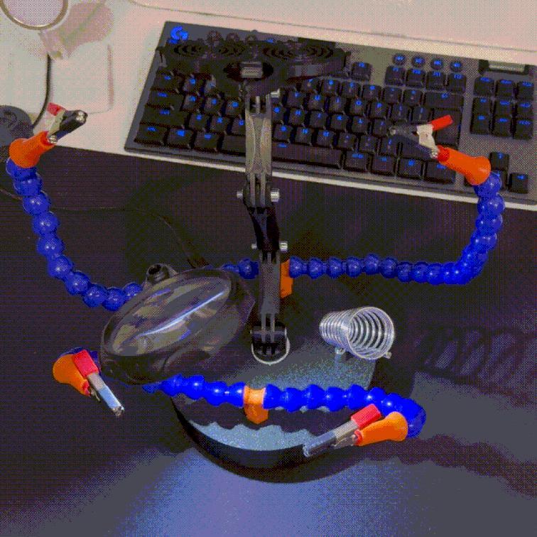 Ergonomic multipurpose third hand / holder