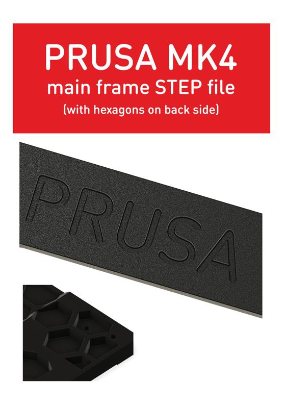 PRUSA MK4 main frame (STEP)