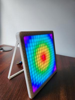 Print in Place LED matrix frame