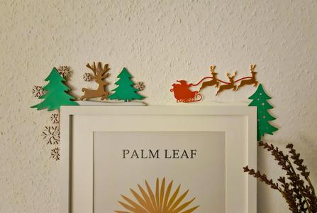 Christmas Door Corner Decoration