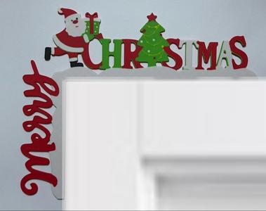 Corner door Merry Christmas 4 color