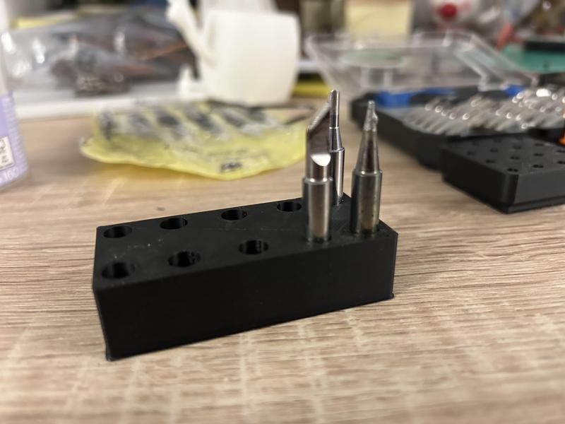 10-Slot Soldering Tip Holder (6.80mm Diameter)
