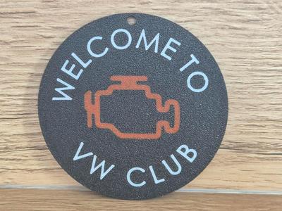 Welcome to VW club sign medal