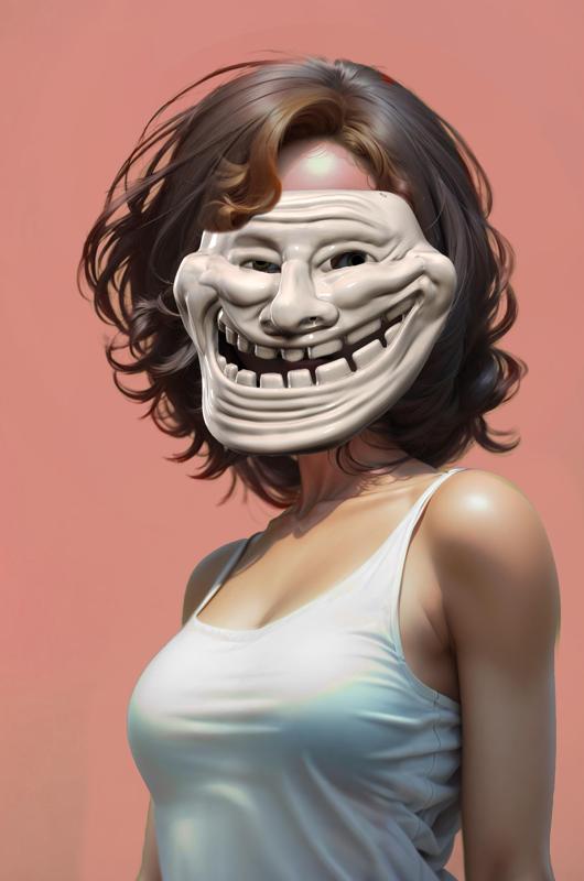 Trollface Mask