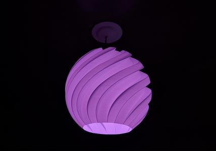 Twisted Sphere lampshade