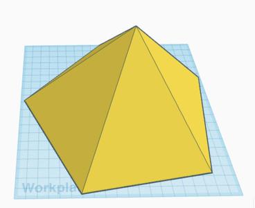 Pentagonal pyramid (5 Sided Pyramid)