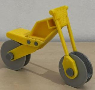 Mechanical motorcycle for kids