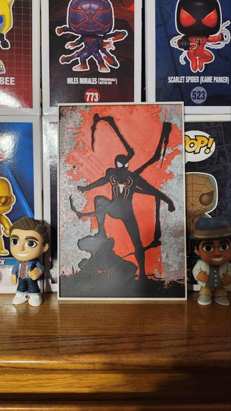SpiderMan Poster Vintage - HueForge