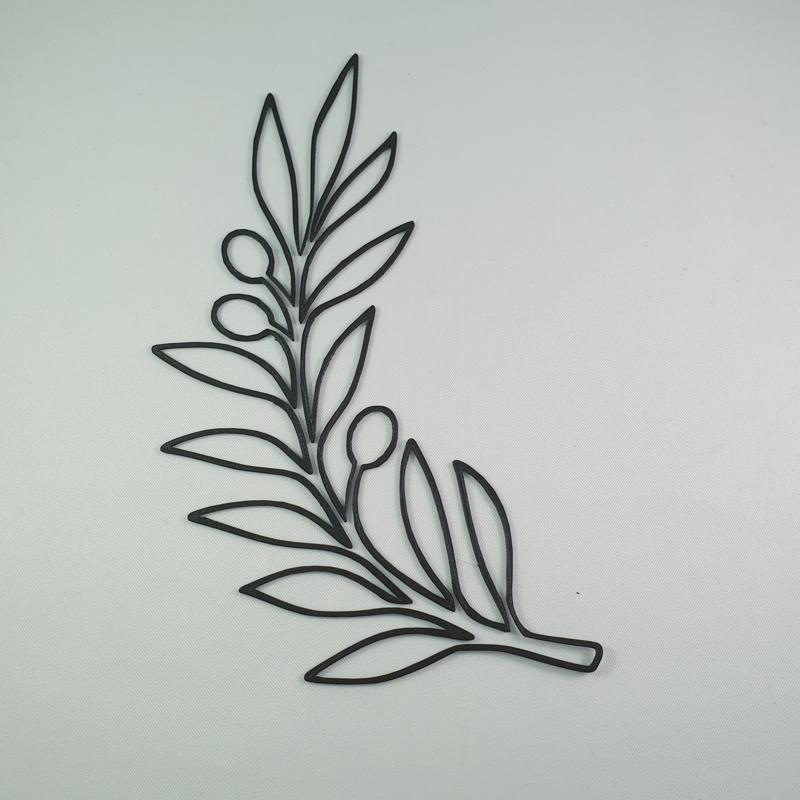 2D Olive Tree Branch - Flower Decor - Wall art