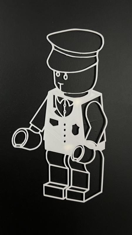 Lego Policeman Wall Art