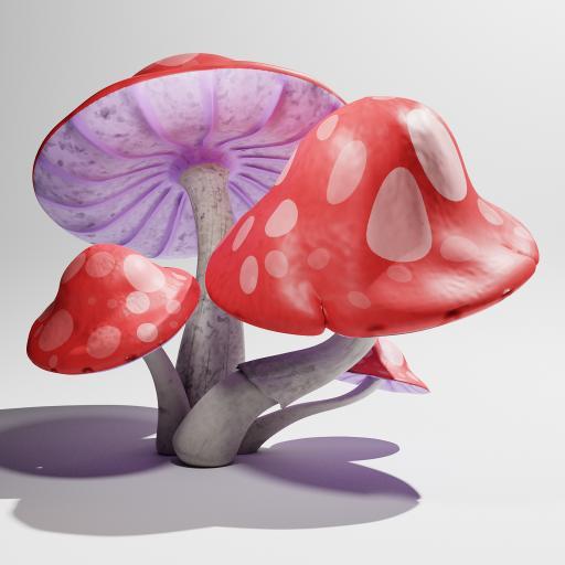 Cartoon Mushrooms