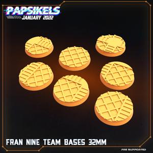 FRAN NINE TEAM 32MM BASES
