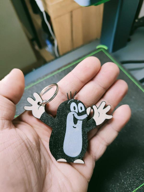Krteček Keychain