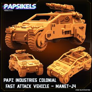 PAPZ INDUSTRIES COLONIAL FAST ATTACK VEHICLE MANET J4