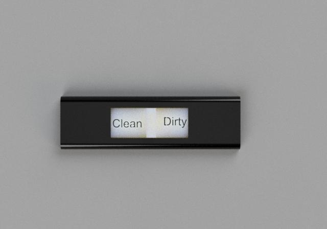 Minimal Clean/Dirty Indicator