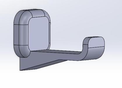 Simple Hard Hat Hook