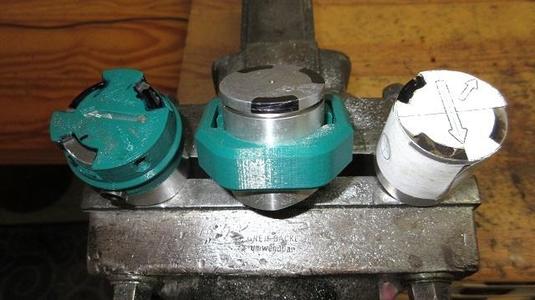 Saxonetten-Kleeblatt-Feilschablone +Spannvorrichtung