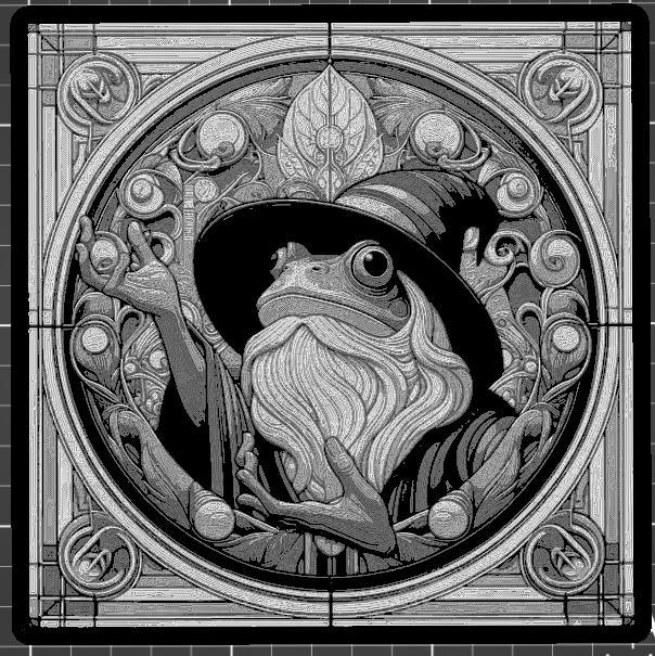 Portrait of a Frog Wizard