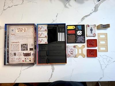 Survive Alive Draw and Write Game Insert