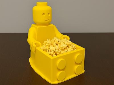 Minifigure Popcorn / Snack Bowl
