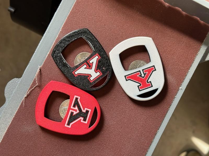 Customizable Quarter Bottle Opener - Blank