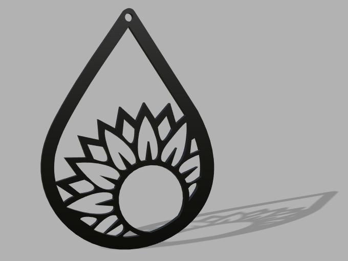 Minimal Elegant Flower Earrings