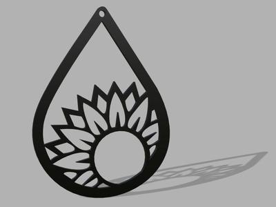 Minimal Elegant Flower Earrings