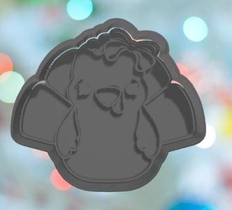 Thanksgiving Turkey Girl Cookie Cutter
