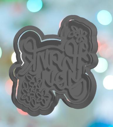 Mothers Day Thank You Cookie Cutter