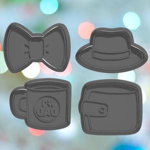 Fathers Day Cookie Cutter Set
