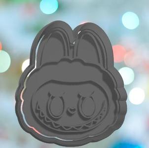 Labubu Face Cookie Cutter
