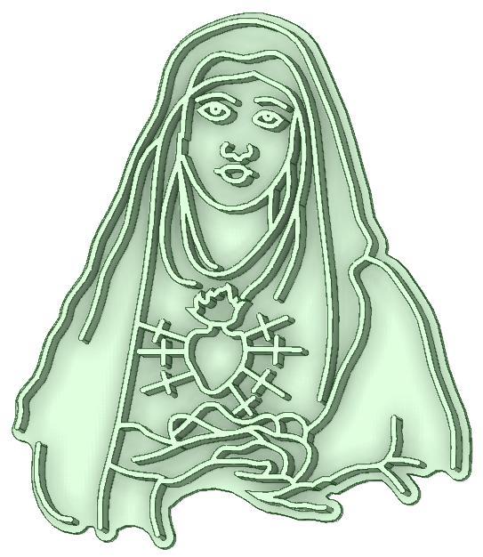 Sacred Heart cookie cutter