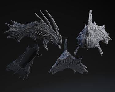 Xenomorphic Alien Helmet