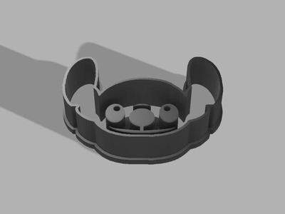 Stitch cookie mold